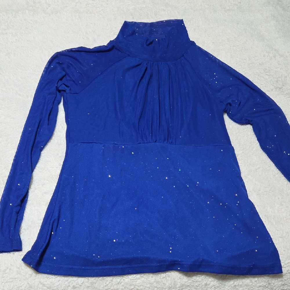 Elegant Blue Women's Top